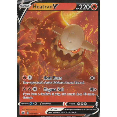 Heatran V - 025/189 - Ultra Rare