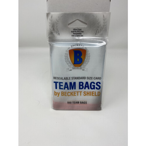 Beckett Shield - Resealable Standard Size Card Team Bags (100 Stück)
