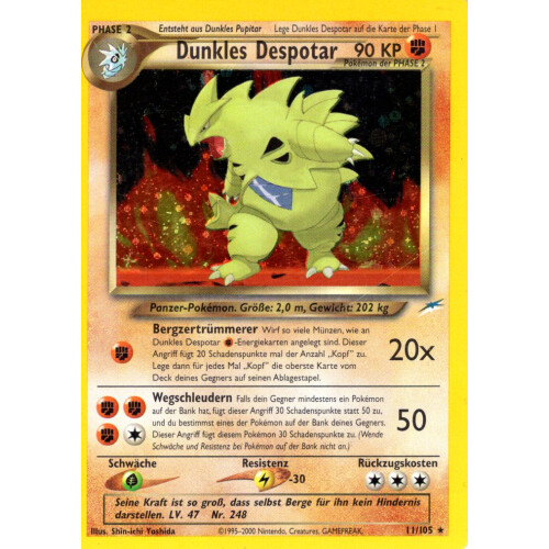 Dunkles Despotar - 11/105 - Holo - Excellent