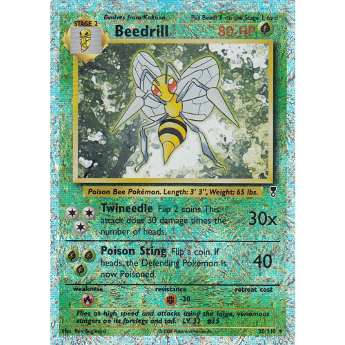 Beedrill - 20/110 - Reverse Holo - Excellent