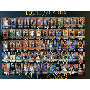 Complete Set 2003-04 Upper Deck Rookie Exclusive Basketball #1-60 - LeBron James RC