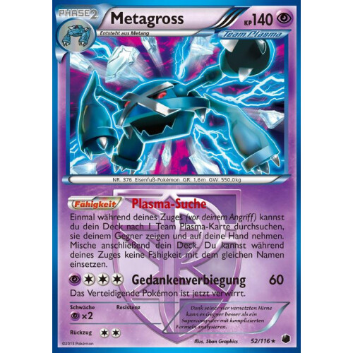 Metagross - 52/116 - Holo