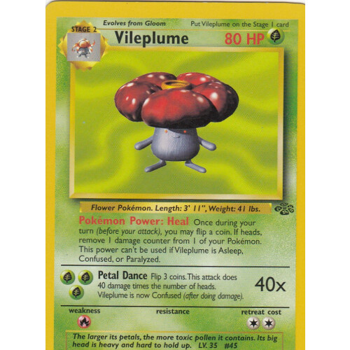 Vileplume - 31/64 - Rare - Excellent