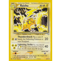 Raichu - 21/64 - Rare - Excellent