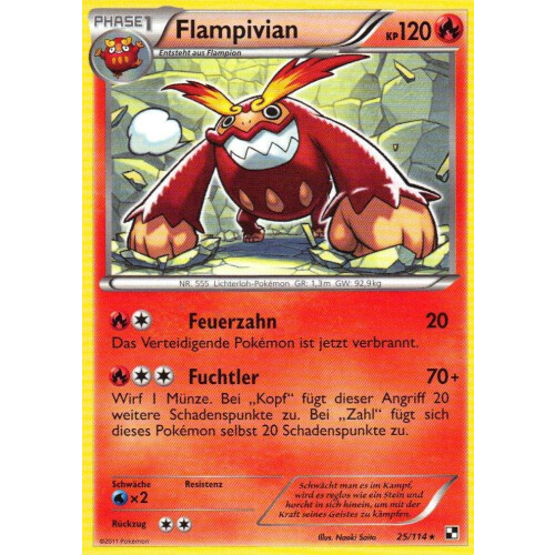 Flampivian - 25/114 - Reverse Holo