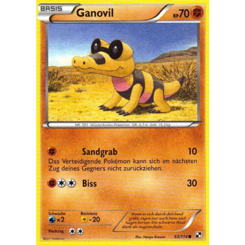 Ganovil - 63/114 - Reverse Holo