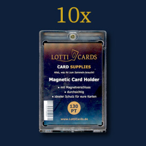 LottiCards 130pt Magnetic Card Holder - 10 Stück