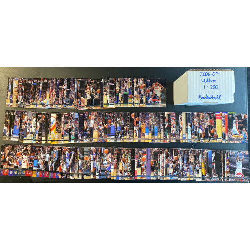 Complete Set 2006-07 Fleer Ultra Basketball #1-200