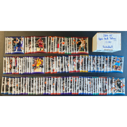 Complete Set 2004-05 Upper Deck Trilogy Basketball #1-100