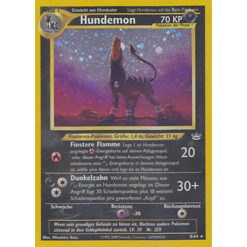 Hundemon - 8/64 - Holo - Played