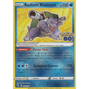 Radiant Blastoise - 018/078 - Ultra Rare