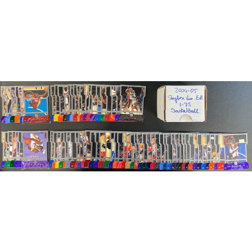Complete Set 2004-05 Upper Deck Skybox Limited Edition Basketball #1-75