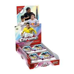 Topps Chrome MLS Soccer 2020/21 - Hobby-Box (mit 18 Packs)
