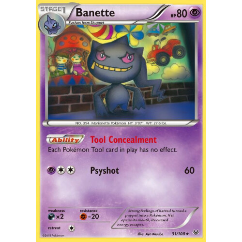 Banette - 31/108 - Rare