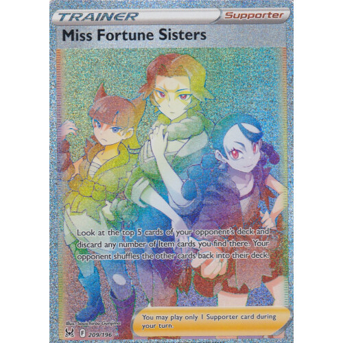 Miss Fortune Sisters - 209/196 - Secret Rare