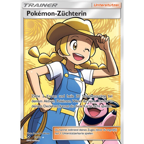 Pokemon-Züchterin - 73/73 - Ultra Rare - Good