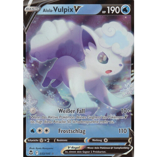 Alola Vulpix V - 033/195 - Ultra Rare