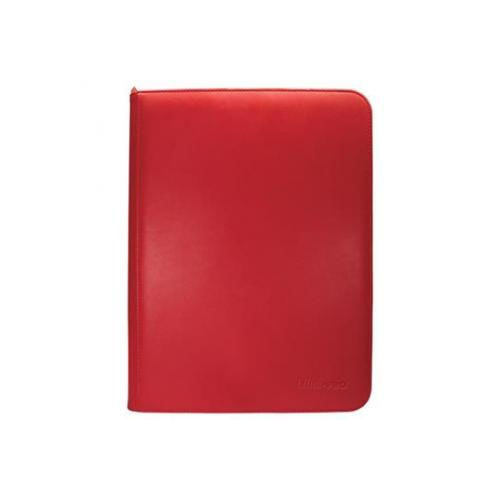 Ultra Pro Vivid Deluxe 9-Pocket Zippered PRO-Binder Red
