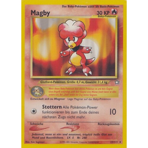 Magby - 23/111 - Rare - Played