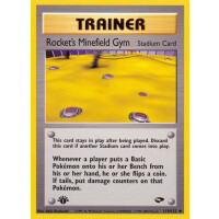 Rockets Minefield Gym - 119/132 - Uncommon 1st Edition - Excellent