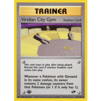 Viridian City Gym - 123/132 - Uncommon 1st Edition - Excellent