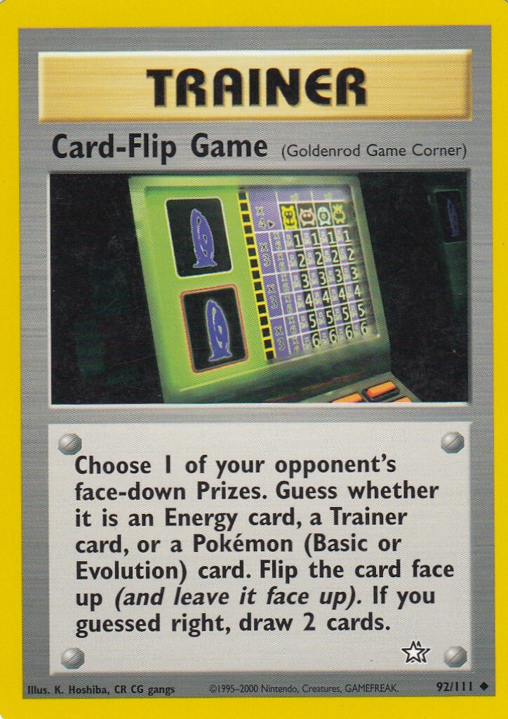 Card-Flip Game - 92/111 - Uncommon - Excellent