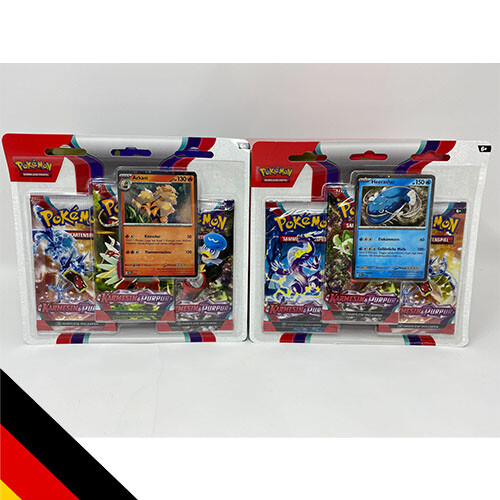 Pokémon Karmesin & Purpur 02 3-Pack Blister