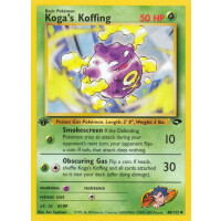 Kogas Koffing - 48/132 - Uncommon 1st Edition - Excellent