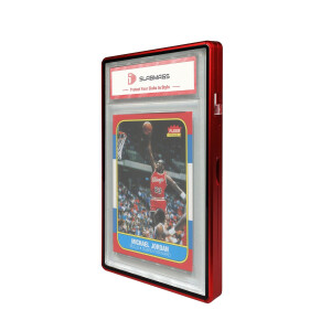 Slabmag BGS MEDIUM (Magnetic Graded Card Holder) Red/Rot...