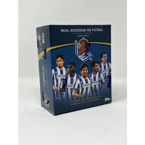 2022-23 Topps Real Sociedad Team Set Soccer - Hobby Box 