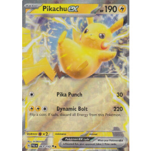 Pikachu ex - PAL EN - 063/193 - Double Rare