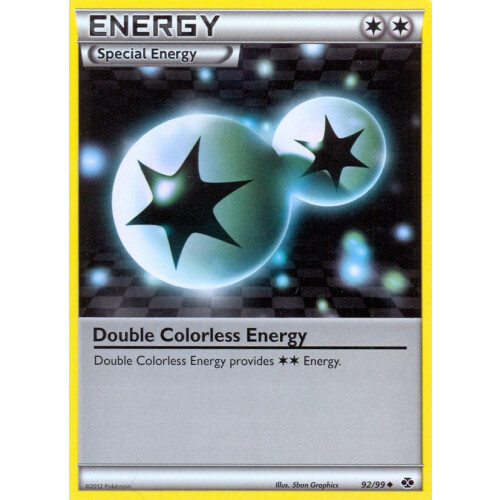 Double Colorless Energy - 92/99 - Reverse Holo