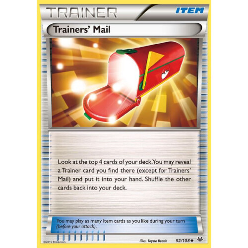 Trainers Mail - 92/108 - Uncommon