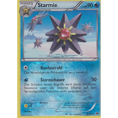 Starmie - 24/99 - Reverse Holo
