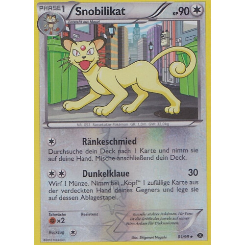 Snobilikat - 81/99 - Reverse Holo