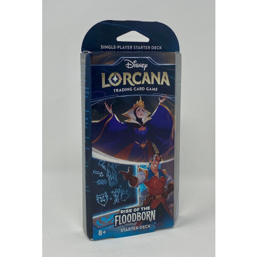Disney Lorcana - Rise of the Floodborn - Amber & Sapphire Starter Deck  (Englisch)