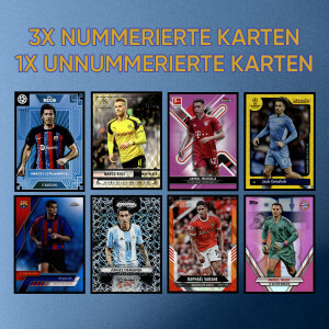 25 Premium Soccer Cards mit Autogramm/Relic Karte + Parallels - Topps/Panini