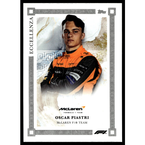 Oscar Piastri 2023 Topps F1 Eccellenza Base Portrait McLaren