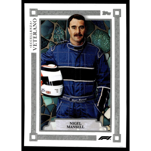 Nigel Mansell 2023 Topps F1 Eccellenza Base Portrait Veterano Williams Racing