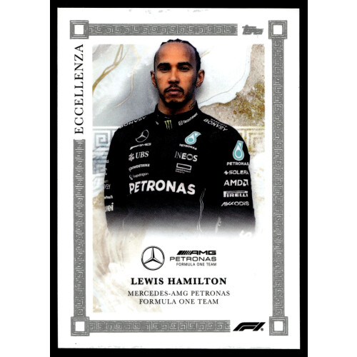 Lewis Hamilton 2023 Topps F1 Eccellenza Base Portrait Mercedes