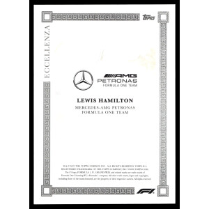 Lewis Hamilton 2023 Topps F1 Eccellenza Base Portrait...