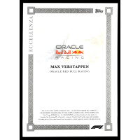 Max Verstappen 2023 Topps F1 Eccellenza Base Portrait Red Bull