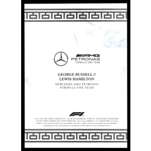 Lewis Hamilton & George Russel 2023 Topps F1...