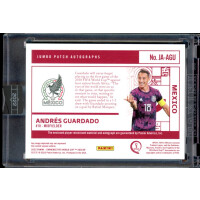 Andres Guardado 2022 Panini Eminence Jumbo Patch Autographs On-Card #JA-AGU 1/1