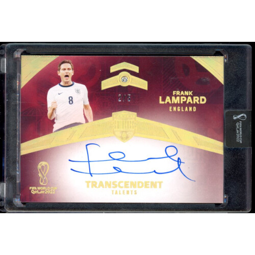 Frank Lampard 2022 Panini Eminence Transcendent Talents On-Card Auto #TT-FL 2/5