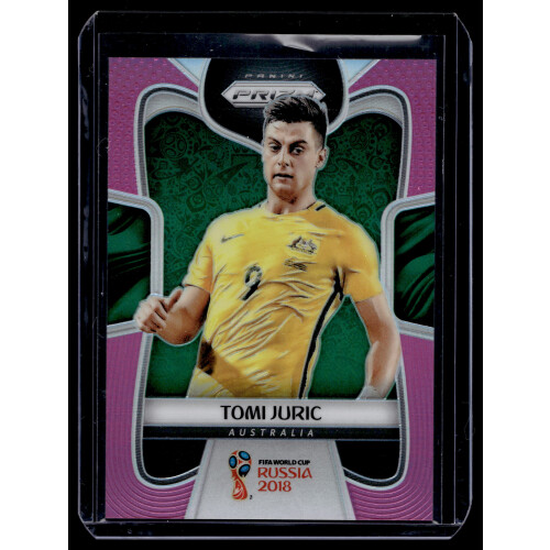 Tomi Juric 2018 Prizm World Cup #271 Pink Prizm 1/8 Australia