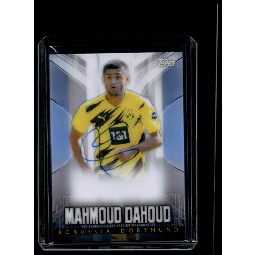 Mahmoud Dahoud 2020 Topps Transcendent BVB On-Card Auto #CBDA-MD 4/25 Dortmund