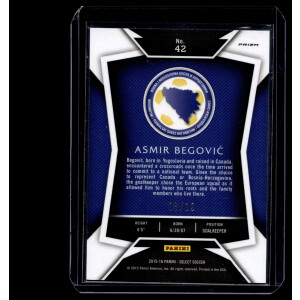 Asmir Begovic 2015/16 Panini Select #42 Gold 8/10 Bosnia...