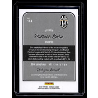 Patrice Evra 2016/17 Panini Donruss #114 Silver Mosaic Juventus Turin