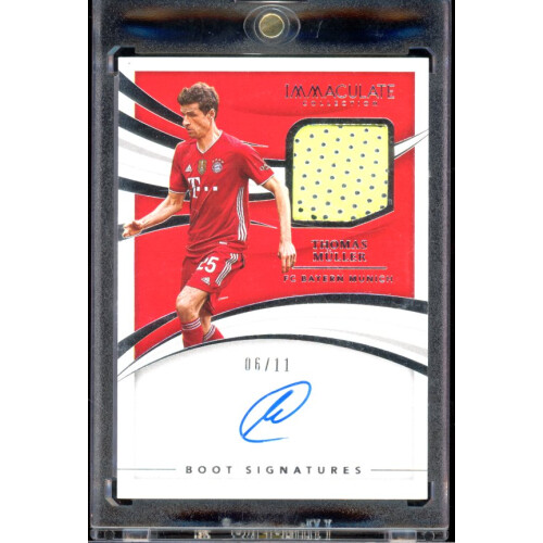 Thomas Müller 2021 Panini Immaculate Boot Signatures Match-Worn 06/11 #BS-TM